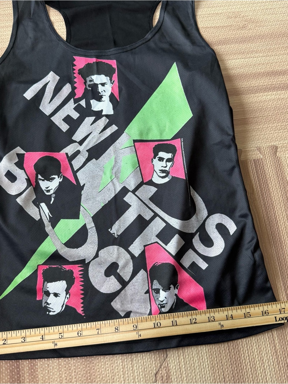 80s New Kids on the Block Style Graphic Tank Top Womens Medium - Picture 3 of 7